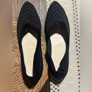 Black Womens Ballet Flats Size 9(42)